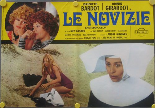 LE NOVICES   BRIGITTE BARDOT Sexy Image   ANNIE GIRARDOT   Rare 