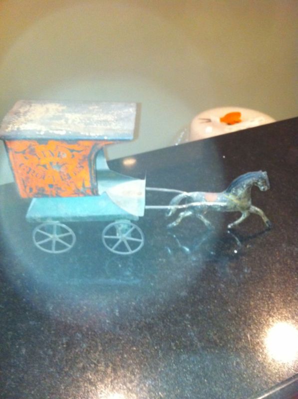 Antique Horse Drawn Grocery Cart  