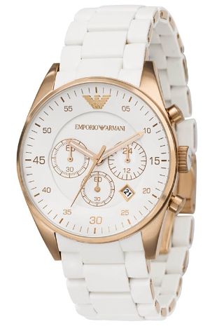 Emporio Armani Sport Chrono Rose Gold Mens Watch AR5919  