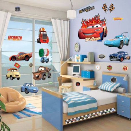 Kids Cars Nursery Wall Sticker Decals art paper Decor  