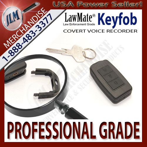   Chain Keyfob Covert Voice Recorder Hidden Spy Audio Recording  