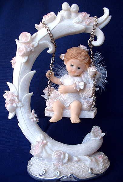 BABY ANGEL ON SWING COLLECTIBLE  