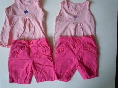 TWIN GIRLS 3 3T OUTFITS CLOTHES LOT OF 4  