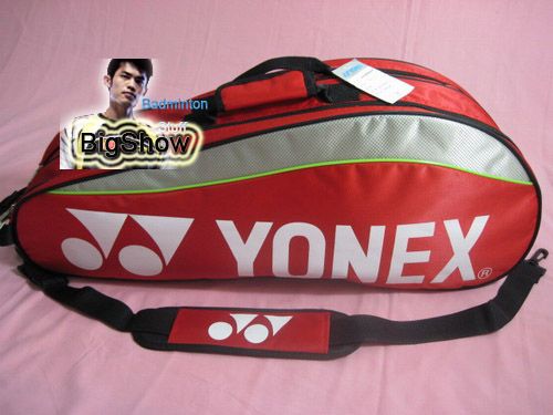 YY BAG9332 OneShoulder Badminton Racket Bag Hold 4 6 Rackets & Shoes 