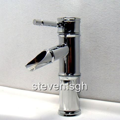 Single Handle Bamboo Bathroom Faucet Mixer Tap 5312A  