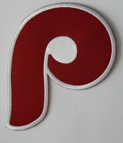 PHILADELPHIA PHILLIES MAROON P LOGO THROWBACK PATCH  