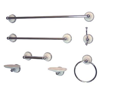   fixtures  Accessories sets Chrome Complete Bathroom accessory set