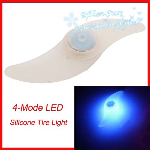 Bike Bicycle Spoke Wire Tire Tyre Silicone LED Light Bu  