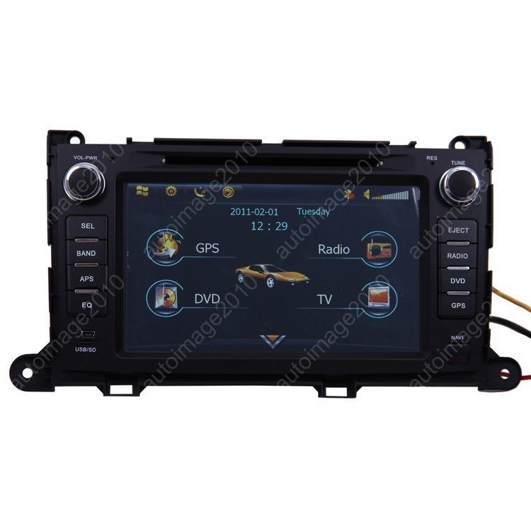   Sienna Car GPS Navigation Radio DVB T TV Bluetooth IPOD DVD Player