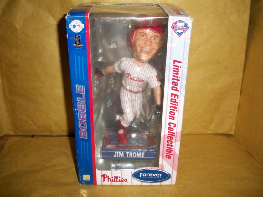 BOBBLEHEAD JIM THOME PHILLIES LIMITED EDITION LEGENDS OF THE DIAMOND 