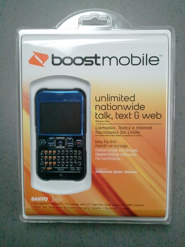 BOOST MOBILE ★ SANYO SCP 2700 JUNO ★ DEEP BLUE ★ NEW ★