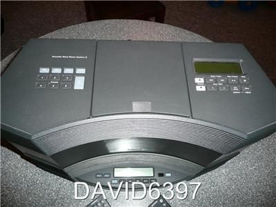 BOSE ACOUSTIC WAVE MUSIC SYSTEM II W/ 5 DISC CHANGER IN GRAPHITE GRAY 