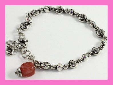 Brighton RIGOLETTO Pink Crystal Bracelet   NWT  