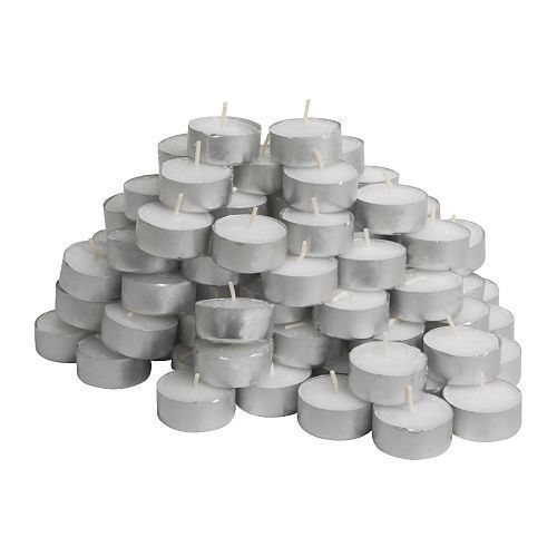 White Tea Light Candles Lot 200  