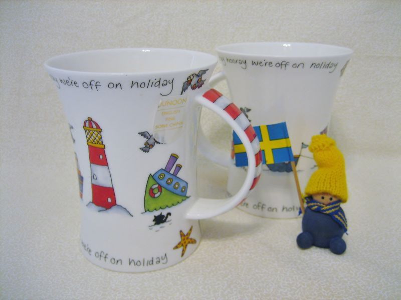 DUNOON Ahoy by Sarah Mercer England Bone China Mug (s)  