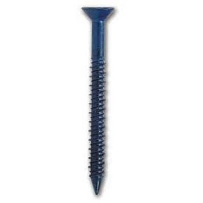 100/PCS 3/16x2 1/4 FH Concrete Masonry Tapcon Screws  