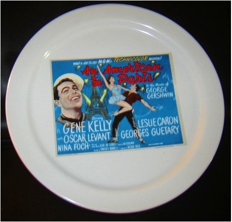 AN AMERICAN IN PARIS DECORATIVE PLATE  