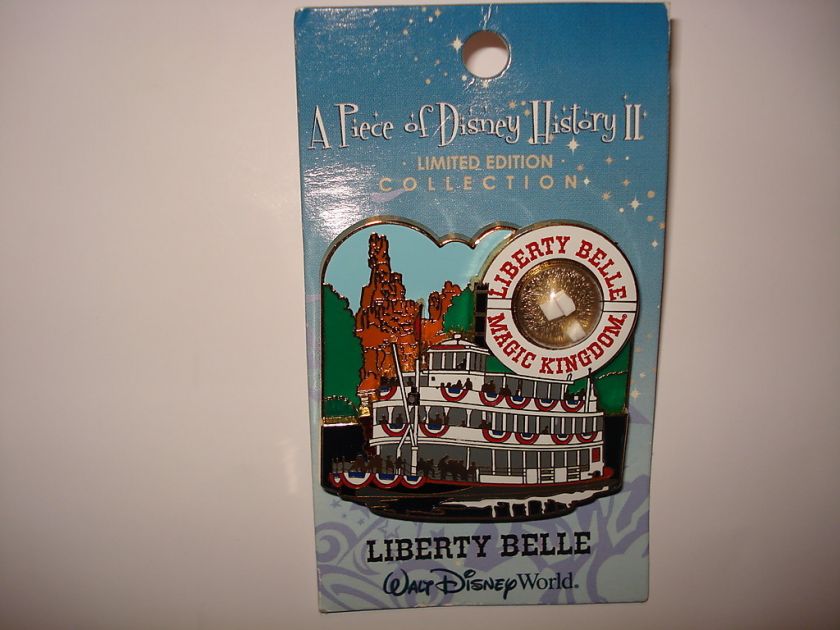 Disney Pin Trading Piece of Disney History II 2006 Liberty Belle LE On 