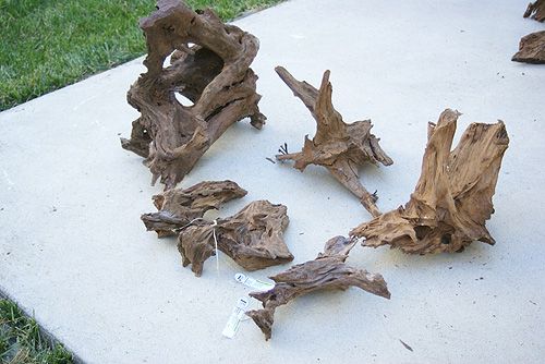 Aquarium driftwood 1L+2M+3S Pet Safe Reptile Aquarium  