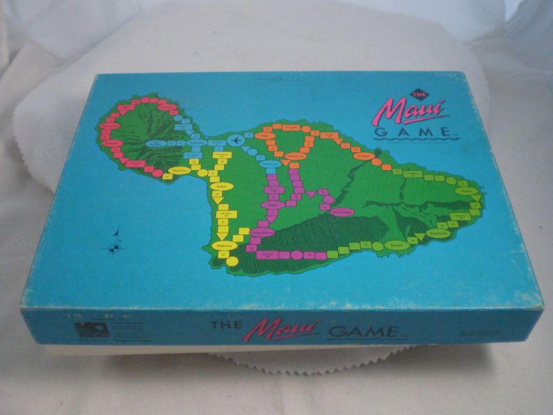 The Maui board Game 1988 collectible Hawaii Hawaiiana  