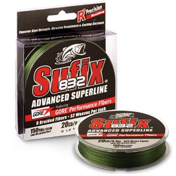 SUFIX 832 ADVANCED FISHING SUPERLINE 20LB 150YARDS  