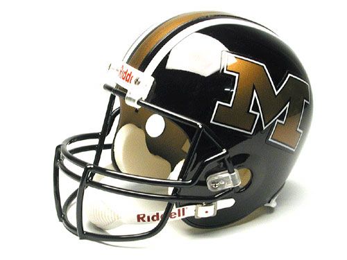 NEW MISSOURI TIGERS NCAA FULL SIZE FOOTBALL HELMET  