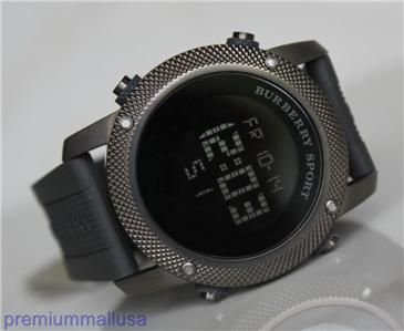 BU7715 Burberry sport men watch gray digital new in box 2011 