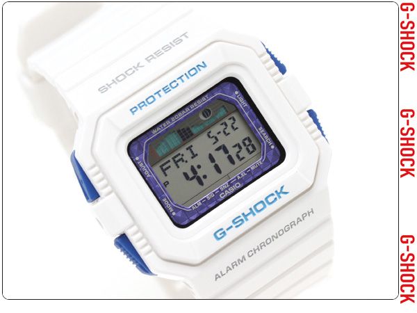 Casio G Shock Tide Moon Graph Alarm G Lide GLX5500 7  