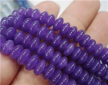 Beautiful 5x8mm Amethyst Round Gems Loose Beads 15  