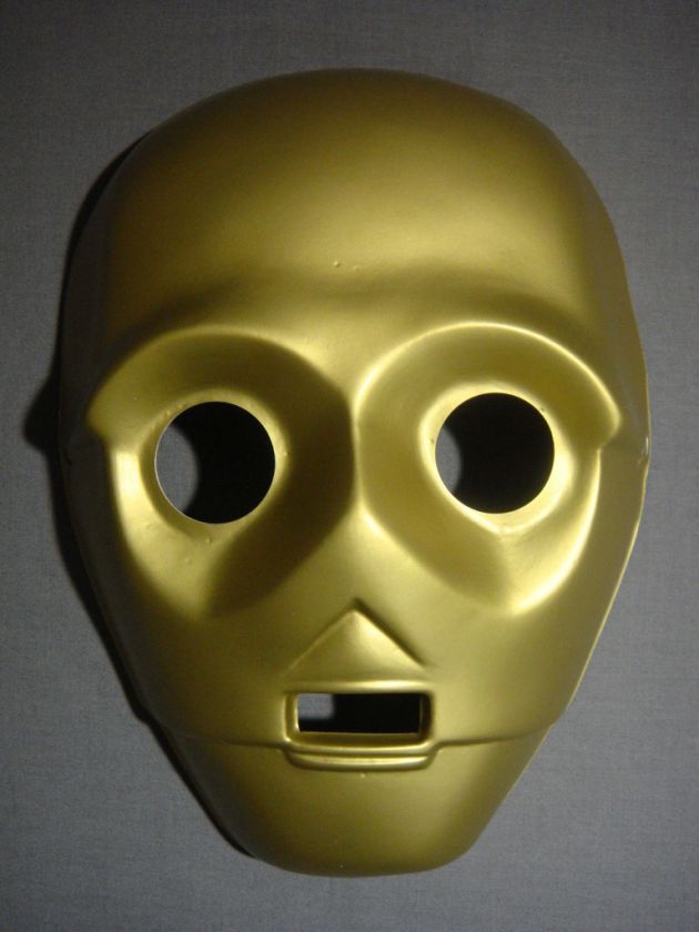 STAR WARS C 3PO DROID HALLOWEEN MASK PVC NEW  