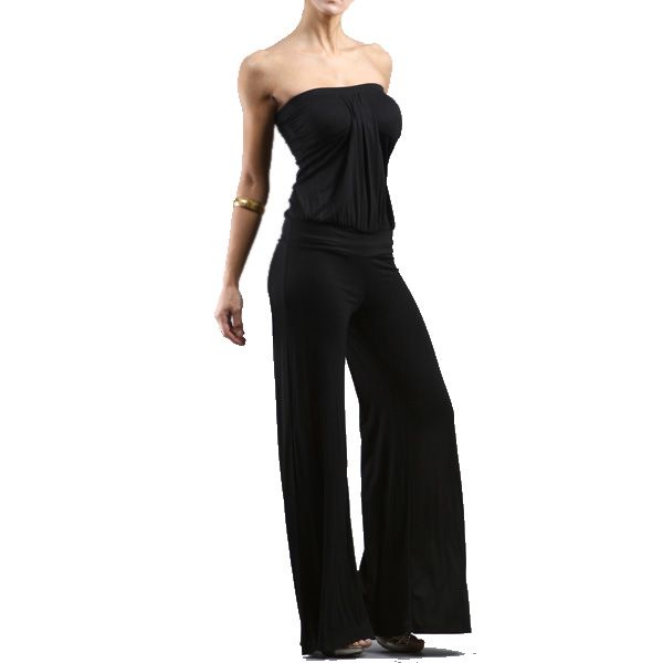   strapless jumpsuit is among the hottest womens apparel of the season