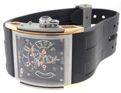 New Limited Mens HD3 3 Minds 18K Gold & Titanium Watch  