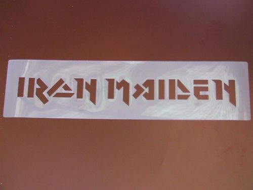 Iron Maiden Stencil Airbrush Painting Art  