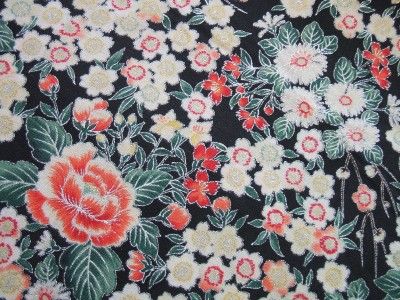 RJR Hanayume Rose Cherry Blossom Flower Asian Fabric Yd  