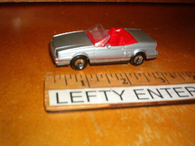 MATCHBOX 1987 SILVER CADILLAC ALLANTE CONVERTIBLE  160 SCALE  