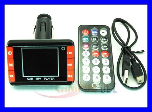   2G 1.8 CAR FM TRANSMITTER  PLAYER SD/MMC USB 886424111115  