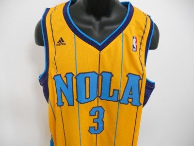 NEW Orleans Chris PAUL NOLA HORNETS XLarge XL SWINGMAN Adidas REV30 