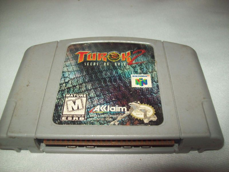 NINTENDO 64 TUROK 2 SEEDS OF EVIL GAME cha 021481641551  