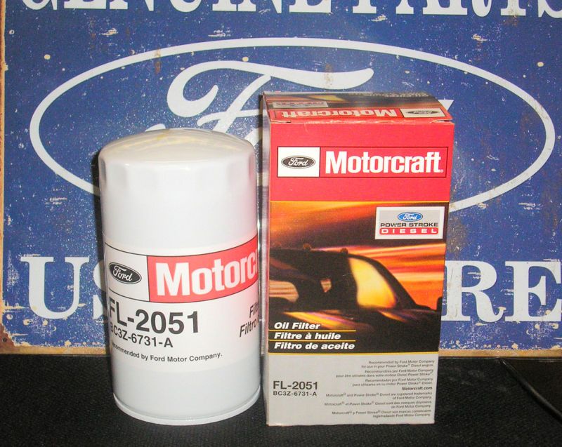 Motorcraft FL2051 Oil Filter 6.7 Liter Ford Powerstroke  