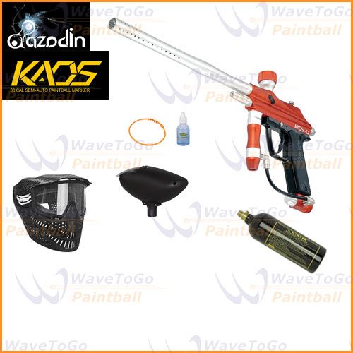   on the BRAND NEW Azodin Kaos Deluxe Paintball Package, that includes