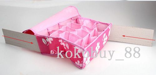   16 Slot Cell Undergarment Underwear Sock Storage Organizer Box case