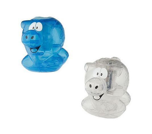 Electronic Counting Piggy Bank Coin Recognition BLUE  