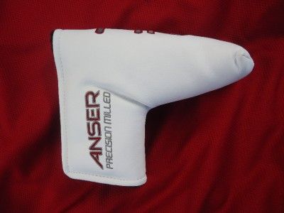 NEW Ping ANSER PRECISION MILLED WHITE Magnetic Blade Putter Headcover 