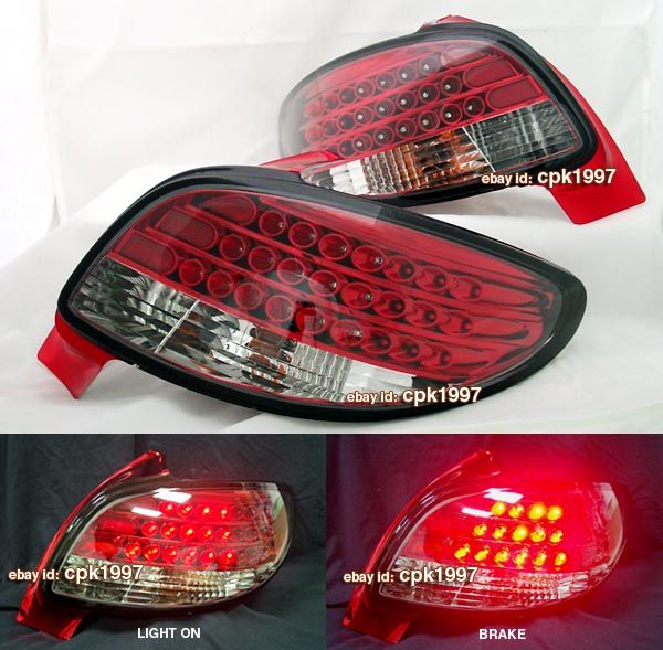 Peugeot 206 Black Projection Fog Lights  