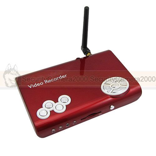 4GHz Wireless Video Recorder Receiver IR Outdoor Camera Kit Motion 