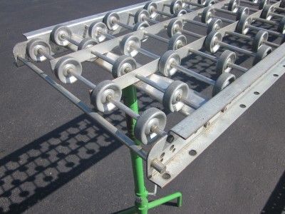 16 x 40 STRAIGHT & CURVE GRAVITY SKATE WHEEL CONVEYOR  