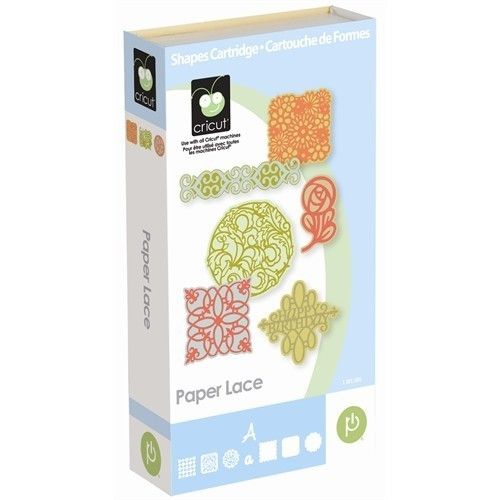 CRICUT   Paper Lace   scrapbooking Cartridge  