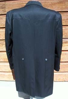 Western Gunslinger Long Tail Frock Coat Tuxedo Tux 46L Jacket   A Man 