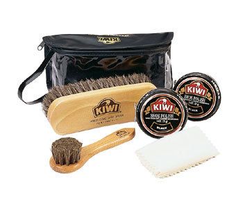 Kiwi Military Shoe Shine Care Kit Polish BRAND NEW  