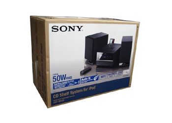 CMT BX20I SONY SHELF SYSTEM FOR IPOD CMT BX20 CMTBX20I  